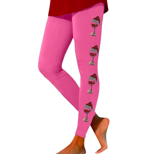 weihnachtsstrumpfhose, Weihnachtsstrumpfhose Damen Bunt Baumwolle Leggings Weihnachten - Warme Thermoleggings Weihnachtsmotiv Weihnachtshose Christmas Winter Strumpfhosen Fleece-Gefüttert Weihnachtleg von Jabidoos