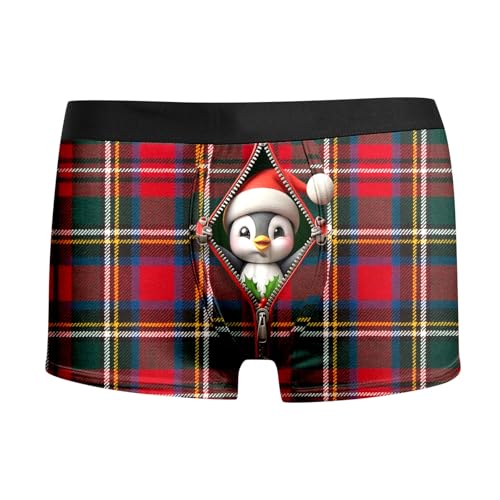 weihnachtsunterhose herren, Unterhose Weihnachten Herren Männer Baumwolle Personalisierte Boxershorts - Männergeschenke Weinachten Kostüm 3d Druck Sport Weihnachtsunterhose Casual Unterhosen Locker Ad von Jabidoos