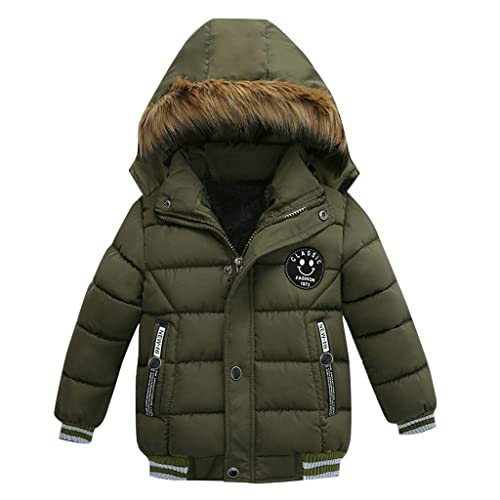 winterjacke jungen, Winterjacke Jungen Kinder Kleinkind Warm Gefüttert Steppjacke Mit Kapuze - Fleece Dicke Mantel Wintermäntel Winter Kinderjacke Kapuzenjacke Reißverschluss Softshelljacke Schneejack von Jabidoos