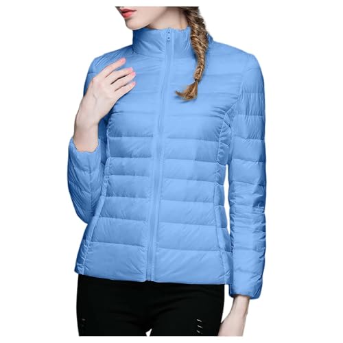 wollmantel damen winter, Winterjacke Damen Elegant Puffer Daunenjacke - Steppjacke Warme Oversize Wintermantel Winter Mantel Leichte Packbare Übergangsjacke Jacke Für Frauen Gefüttert Weiche Steppmant von Jabidoos