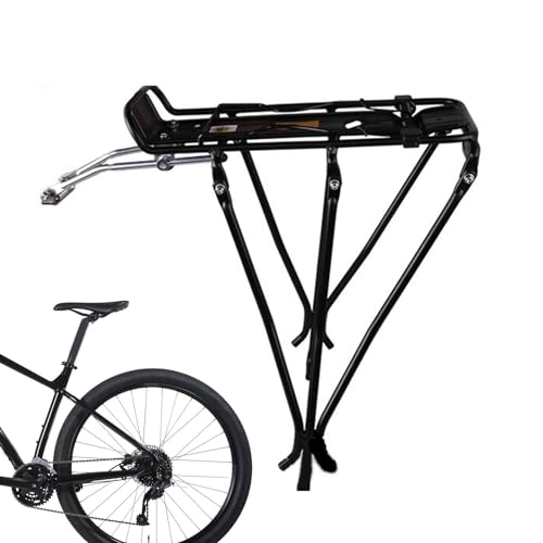Jacekee Fahrradheckträger für Fahrräder, Fahrradheckträger - Robuster, geschweißter Fahrrad-Rückenträger aus Aluminiumlegierung | Fahrradgepäckträger, maximal 65 kg belastbarer Träger, Fahrradzubehör von Jacekee