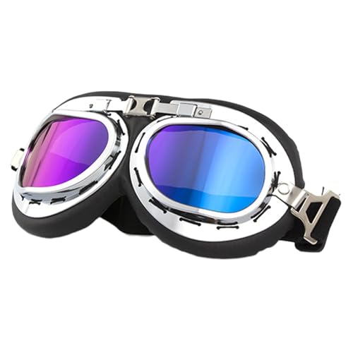 Jacekee Reitbrillen, ATV-Brillen | Winddichte Pilotenbrille zum Motorradfahren - Motocross-Brille, Motorradbrille über Brille, Outdoor-Sportbrille für Männer, Frauen, Erwachsene von Jacekee