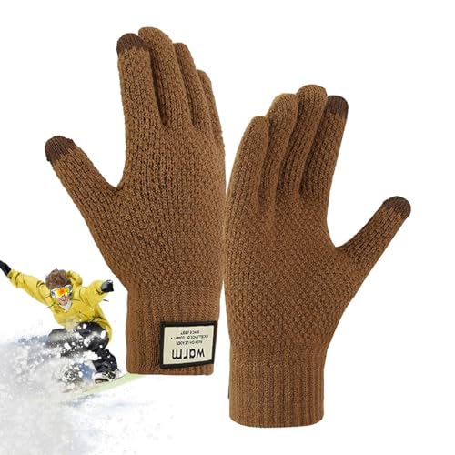 Jacekee Warme Winterhandschuhe - Touchscreen-Handschuhe für Damen und Herren - Wiederverwendbare Touchscreen-Handschuhe zum Skifahren von Jacekee