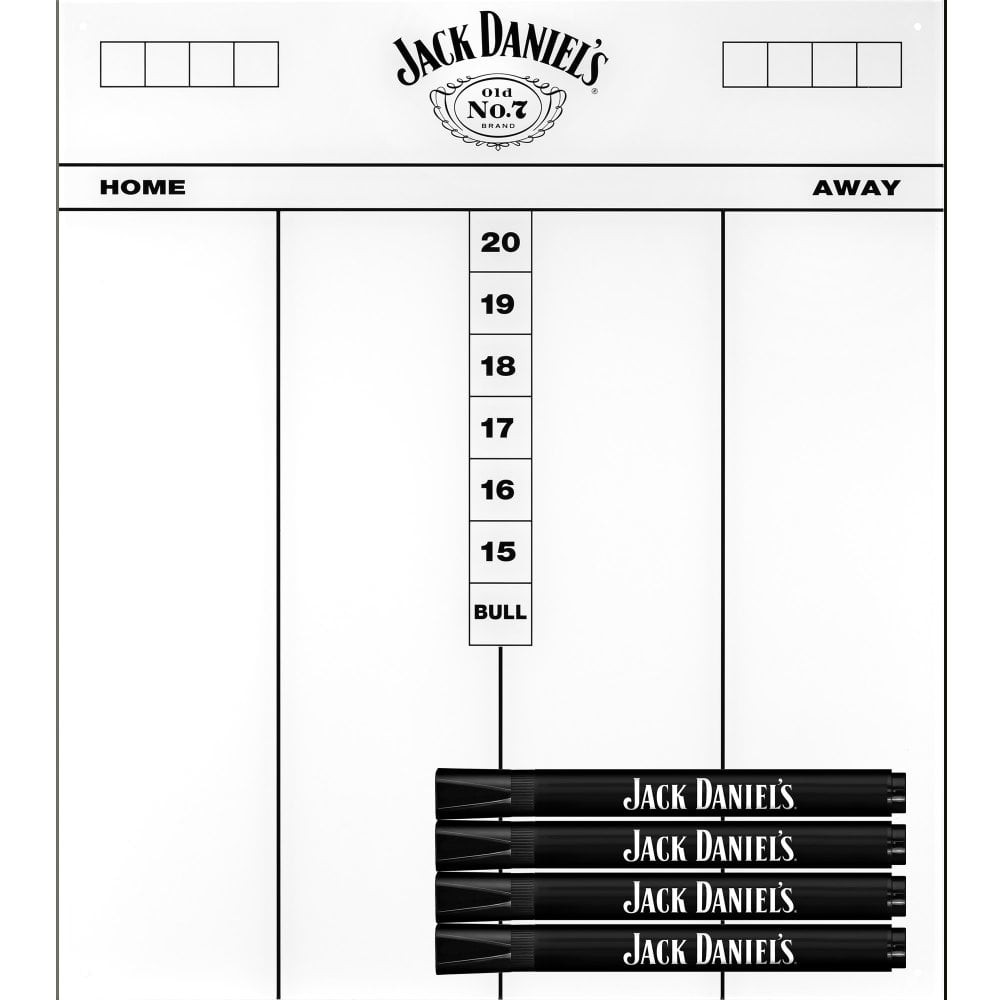 Jack Daniels Markerboard Schreibtafel, weiß, incl. Stifte Jack Daniels Markerboard Schreibtafel, weiß, incl. Stifte von Jack Daniels