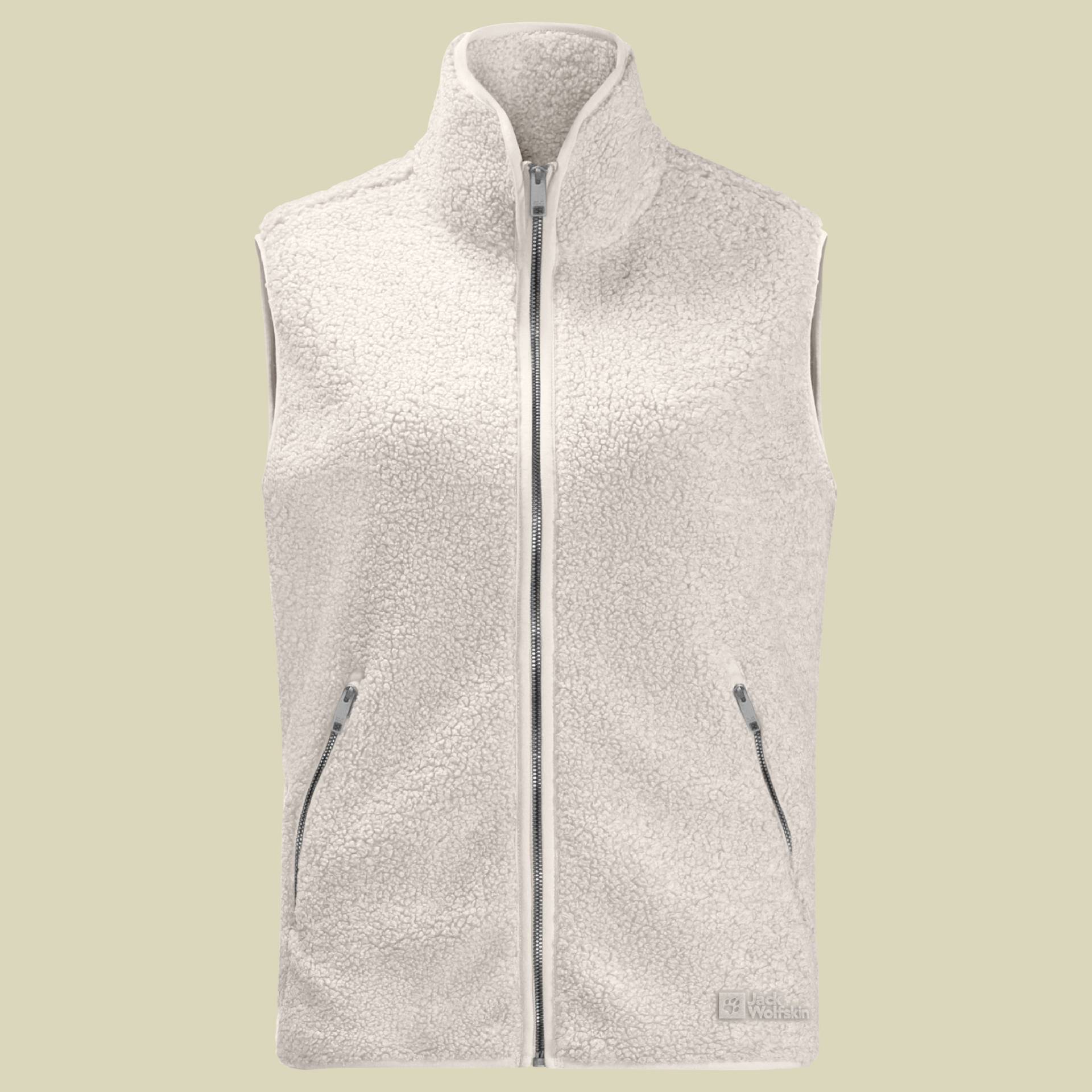 High Curl Vest Women beige M - panna cotta von Jack Wolfskin