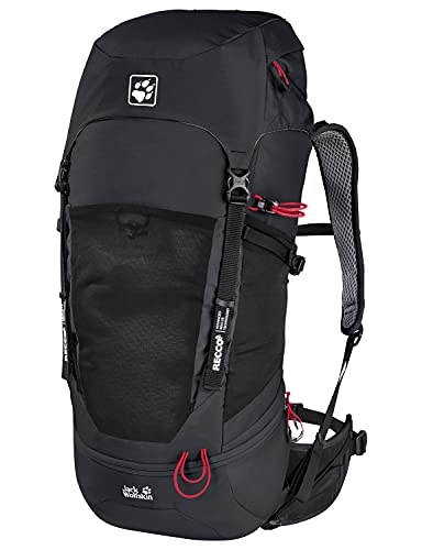 Jack Wolfskin 2008791 Unisex – Erwachsene Kalari Trail 36 Recco Rucksack One Size black von Jack Wolfskin