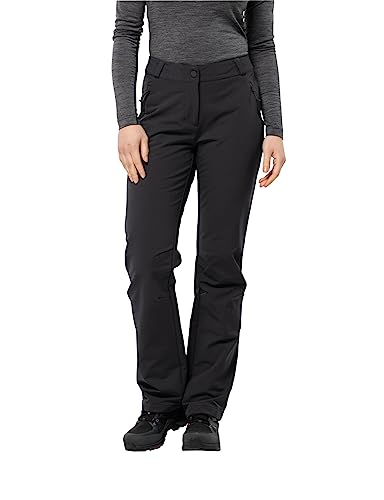 Jack Wolfskin Damen Activate THERMIC Pants W Wanderhose, Black, 34 von Jack Wolfskin