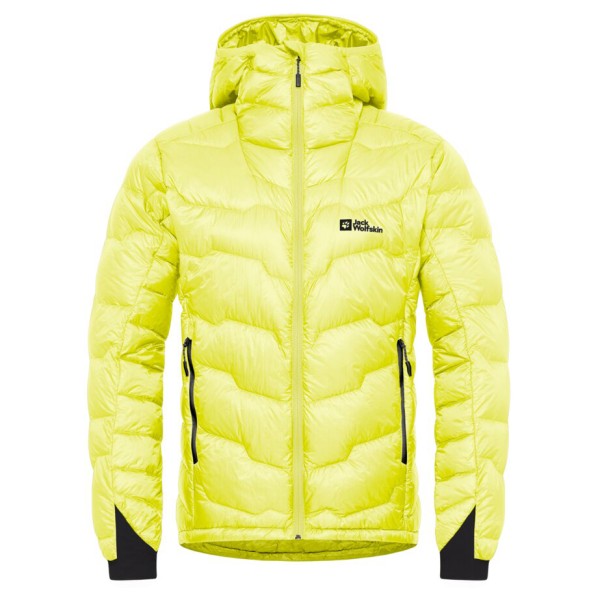 Jack Wolfskin - Alpspitze Down Hoody - Daunenjacke Gr S gelb von Jack Wolfskin