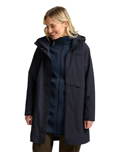 Jack Wolfskin Damen Baylight 3in1 W Coat, Dark Navy, L EU Jack Wolfskin Damen Baylight 3in1 W Coat, Dark Navy, L EU von Jack Wolfskin