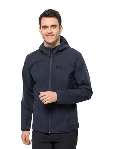 Jack Wolfskin Herren Bornberg Hoody M Jacket, night blue, XXL EU von Jack Wolfskin