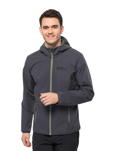 Jack Wolfskin Herren BORNBERG Hoody M Softshelljacke, Ebony, XXXL Jack Wolfskin Herren BORNBERG Hoody M Softshelljacke, Ebony, XXXL von Jack Wolfskin