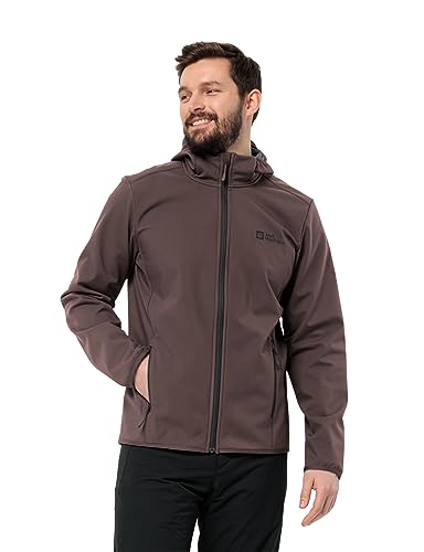 Jack Wolfskin Herren BORNBERG Hoody M Softshelljacke, red Earth, XL Jack Wolfskin Herren BORNBERG Hoody M Softshelljacke, red Earth, XL von Jack Wolfskin