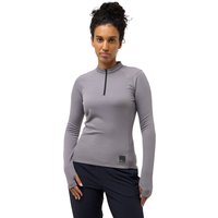 Jack Wolfskin Bike Commute HZ Women Funktionsshirt Damen 2XL purple dark taupe von Jack Wolfskin