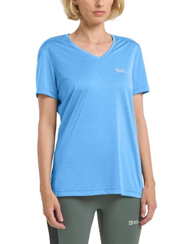 Jack Wolfskin Damen Crosstrail Women T-Shirt, Mid Blue, L EU Jack Wolfskin Damen Crosstrail Women T-Shirt, Mid Blue, L EU von Jack Wolfskin