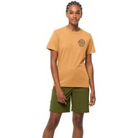 Jack Wolfskin Campfire T-Shirt Women M honey yellow honey yellow von Jack Wolfskin