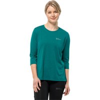 Jack Wolfskin Crosstrail 3/4 T-Shirt Women Funktionsshirt Damen XXL petrol petrol von Jack Wolfskin