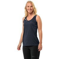 Jack Wolfskin Crosstrail Tank Women Funktionstop Damen M blau night blue von Jack Wolfskin