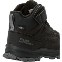 Jack Wolfskin Cyrox Texapore Mid Kids Wasserdichte Wanderschuhe Kinder 28 black black von Jack Wolfskin