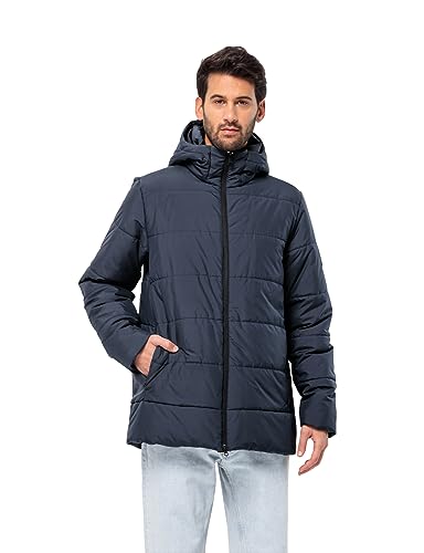 Jack Wolfskin Men DEUTZER Long JKT M Jacket, Night Blue, M von Jack Wolfskin