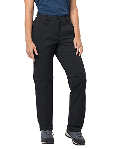 Jack Wolfskin Damen Activate Light Zip Off Hose, schwarz, 42 Jack Wolfskin Damen Activate Light Zip Off Hose, schwarz, 42 von Jack Wolfskin