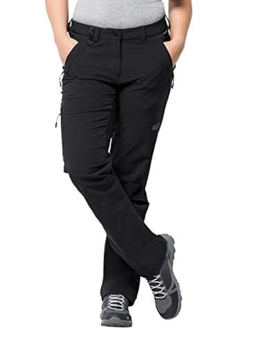 Jack Wolfskin Activate XT Damen vielseitige Damen Softshellhose, wind- und wasserabweisende Outdoorhose, Schwarz (Black), 18 Jack Wolfskin Activate XT Damen vielseitige Damen Softshellhose, wind- und wasserabweisende Outdoorhose, Schwarz (Black), 18 von Jack Wolfskin