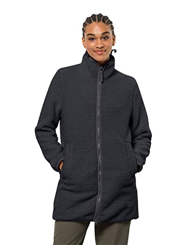 Jack Wolfskin Damen HIGH CLOUD COAT W Fleecemantel, Phantom, S von Jack Wolfskin