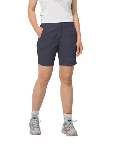 Jack Wolfskin Damen Hilltop Trail W Shorts, Graphite, 38 von Jack Wolfskin