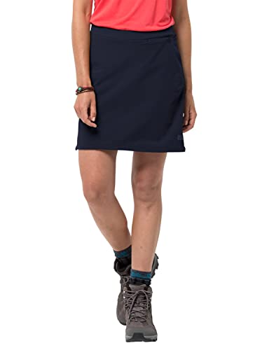 Jack Wolfskin Damen Hilltop Trail Skort Rock, Midnight Blue, 38 EU von Jack Wolfskin