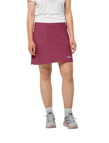 Jack Wolfskin Damen Hilltop Trail Skort W Rock, Sangria red, 44 von Jack Wolfskin