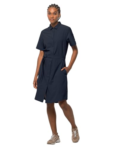 Jack Wolfskin Damen Holiday MIDI Dress Kleid, Night Blue, S Jack Wolfskin Damen Holiday MIDI Dress Kleid, Night Blue, S von Jack Wolfskin