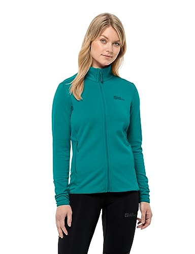 Jack Wolfskin Damen KOLBENBERG FZ W Fleece-Jacke, Petrol, L von Jack Wolfskin