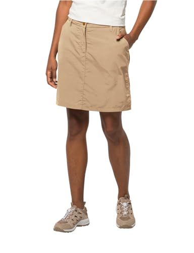 Jack Wolfskin Damen Kalahari W Skort, Sand Storm, 34 von Jack Wolfskin