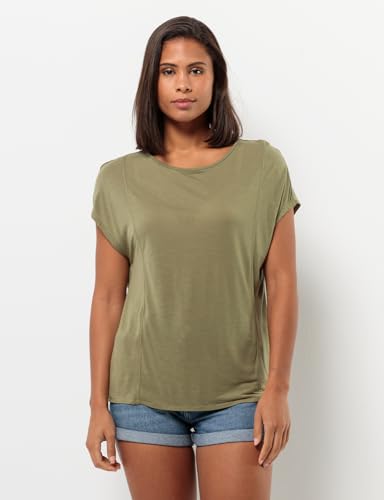 Jack Wolfskin Damen Mola T W T-Shirt, Bay Leaf, Large von Jack Wolfskin