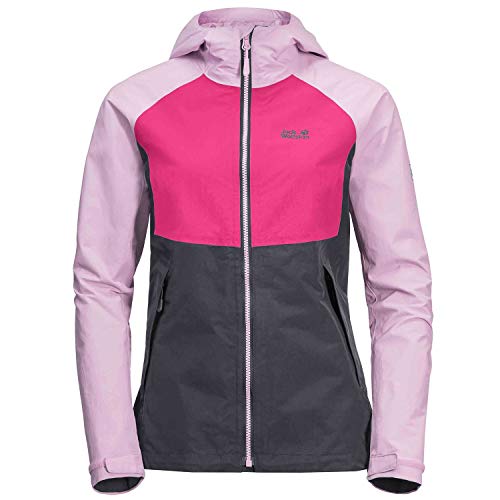 Jack Wolfskin Damen Mount ISA Jacket W Wetterschutzjacke, Blossom, S von Jack Wolfskin