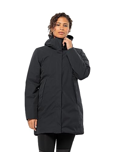 Jack Wolfskin Damen SALIER Coat, Phantom, 38 von Jack Wolfskin