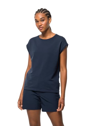 Jack Wolfskin Damen SOMMERWALD T W T-Shirt Shortsleeve, Night Blue, XS von Jack Wolfskin