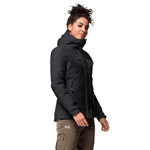 Jack Wolfskin Damen Troposphere Jacket W Wetterschutzjacke, black, XXL von Jack Wolfskin