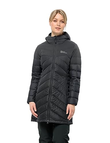 Jack Wolfskin Damen Tundra DOWN Coat W Daunenmantel, Black, 42 von Jack Wolfskin