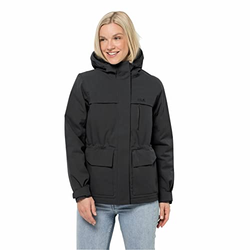 Jack Wolfskin Damen WHITE FROST JACKET W Winterjacke, black, XXL von Jack Wolfskin