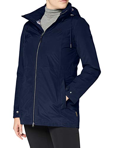 Jack Wolfskin Damen WILDWOOD JACKET W wasserdichte Winterjacke, Midnight Blue, XL von Jack Wolfskin