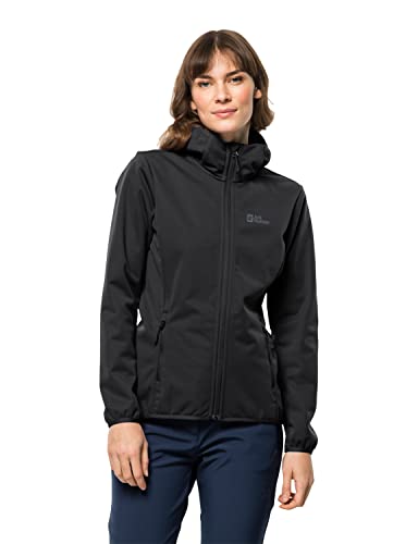 Jack Wolfskin Damen Windhain Hoody W Jacket, Schwarz, XXL EU von Jack Wolfskin