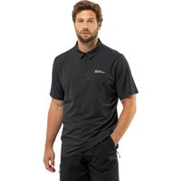 Jack Wolfskin Delgami Polo Men Poloshirt Herren XL black black von Jack Wolfskin