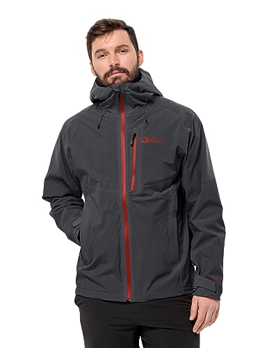 Jack Wolfskin Herren Eagle Peak 2L JKT M Jacket, Phantom, S Jack Wolfskin Herren Eagle Peak 2L JKT M Jacket, Phantom, S von Jack Wolfskin