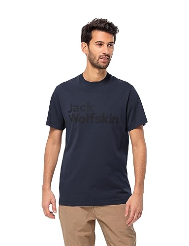 Jack Wolfskin Men Essential Logo T M T-Shirt, Night Blue, S Jack Wolfskin Men Essential Logo T M T-Shirt, Night Blue, S von Jack Wolfskin