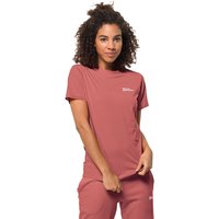 Jack Wolfskin Essential T-Shirt Women T-Shirt aus Bio-Baumwolle Damen L red faded rose von Jack Wolfskin