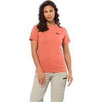 Jack Wolfskin Essential T-Shirt Women T-Shirt aus Bio-Baumwolle Damen S orange warm amber von Jack Wolfskin