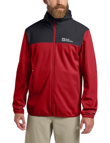 Jack Wolfskin FELDBERG HOODY M, adrenaline red Jack Wolfskin FELDBERG HOODY M, adrenaline red von Jack Wolfskin