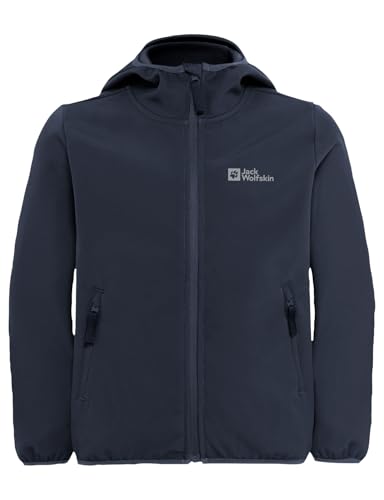 Jack Wolfskin Unisex Kinder Fourwinds Jacket Kids, Night Blue, 116 Jack Wolfskin Unisex Kinder Fourwinds Jacket Kids, Night Blue, 116 von Jack Wolfskin