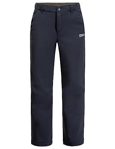 Jack Wolfskin Unisex Kinder Fourwinds Pants K Wanderhose, Night Blue, 140 EU von Jack Wolfskin