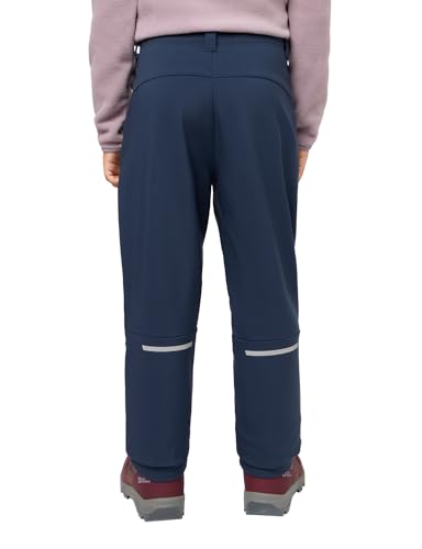 Jack Wolfskin Unisex Kinder Fourwinds Pants K Wanderhose, Night Blue, 116 EU von Jack Wolfskin